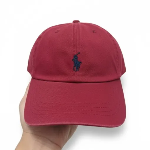 Polo Ralph Lauren Maroon Cotton Twill Cap